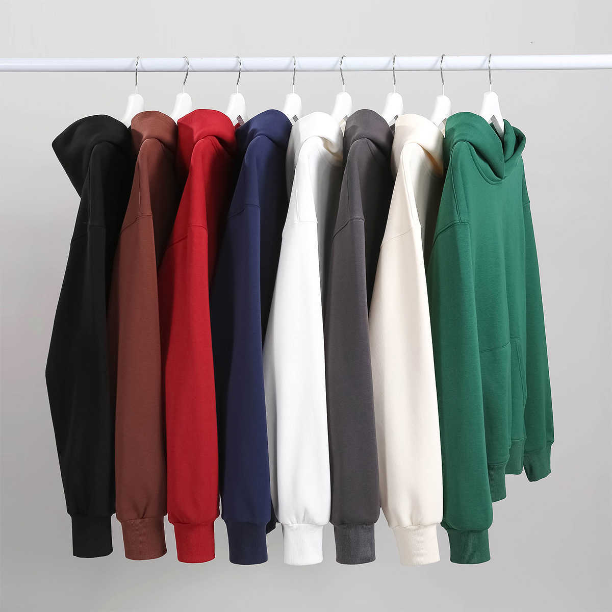 Weight 16.9oz 480gsm Cotton Heavy Plus Velvet Hooded Sweater Men Thickened Tight Polar Pullover Hoodie Women Sweatshirt D260915