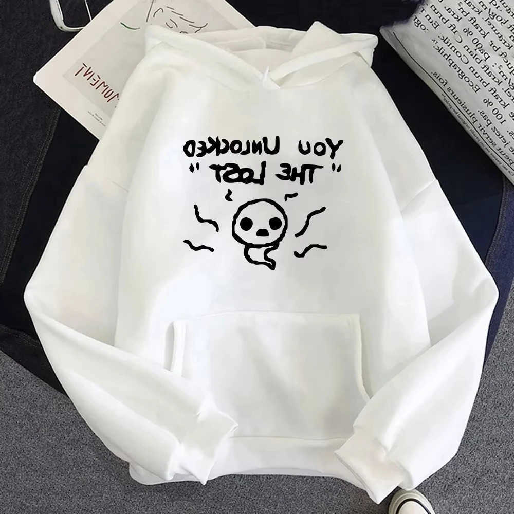 The Binding of Isaac 2025 Autumn Winter Hoodies Women Sweatshirt Letter Print Women Hoodies Sweatshirt Harajuku Streetwear D260915
