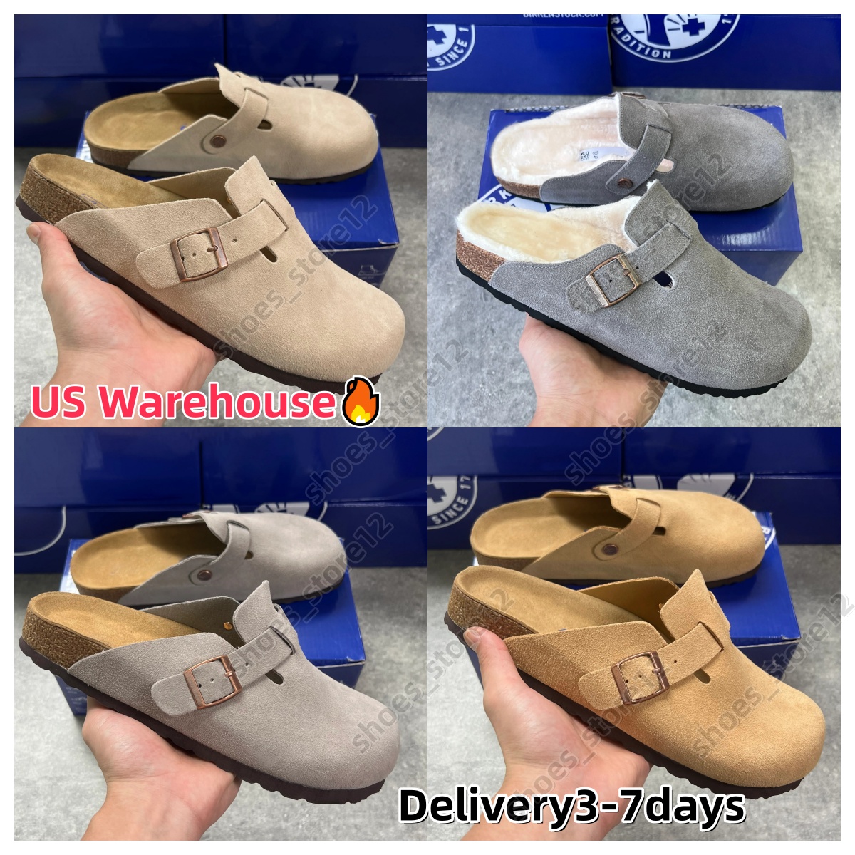 5a Clogs Sandals Clog Slippers Cork Flat High Quality Fashion Summer Genuine Leather Slide Favourite Beach Casual Shoes Women Men 2026