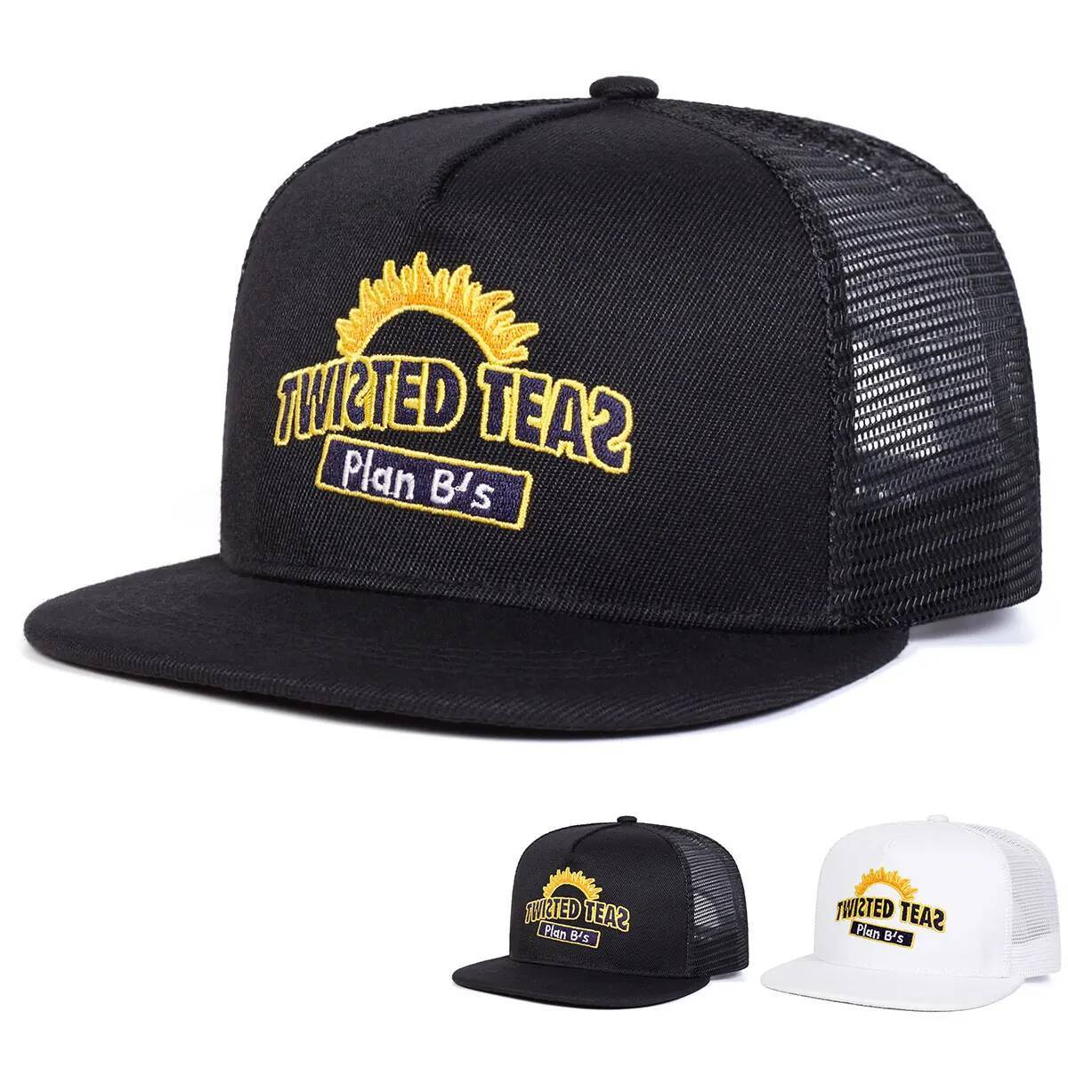 Unisex TWISTED TEAS Embroidery Hip-hop Net Hats Spring And Summer Outdoor Adjustable Sports Casual Baseball Caps Sunscreen Hat