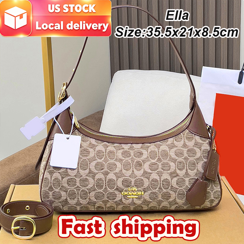 Designer Ella 35 Luxury Hobo Bag Shoulder Handbag Purse Sac crossbody bag bucket bag Fashion teri Shoulder Handbags for daily travel bags designer w