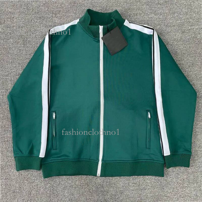 Palm Anglesjacket Hoodie Set Women Designer Palms Tracksuit Solid Color Stand Up Collar Stripe Zipper Hoody Trendy Y2k Minimalist High Street Style