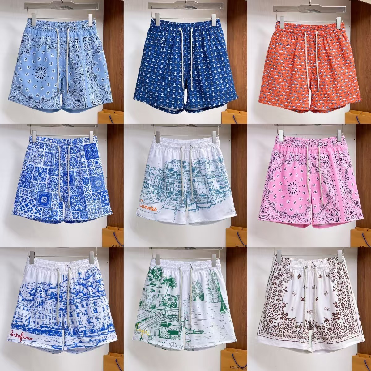 Mc2 Shorts Designer Mens Beach Board Fitness Fashion Print Training Shorts Womens Summer New Gym Jogging Net Casual Pants Fashionable Men Pant Popul