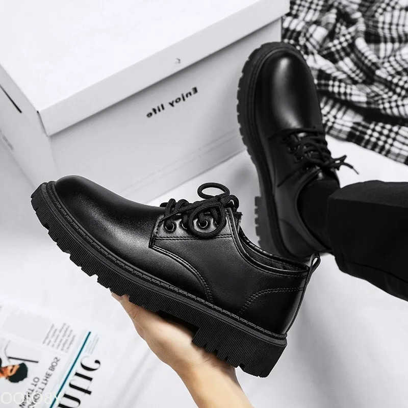 Office Formal Wear Casual Business Lace Up Men's Shoes Spring and Autumn Fashion New Breathable Anti Slip Men's Shoes 2026 H260915