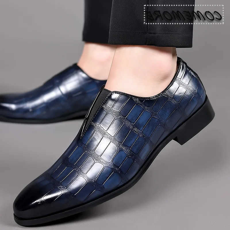 Shoes Size Men's 48 Business Casual PU Leather Shoes for Men Breathable Loafers Comfortable Classic Formal Shoes Fashion Spring H260915