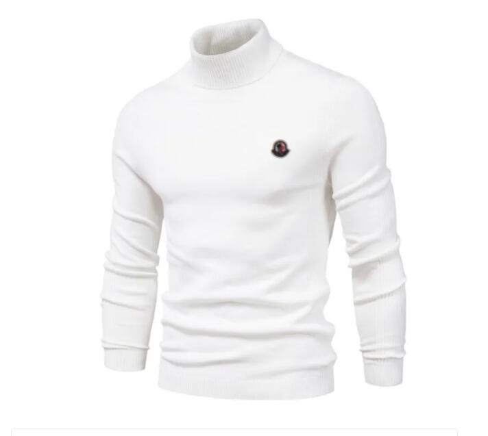 Men's Sweaters Loose High Collar Comfortable Casual Jumper top fashion Embroidery luxury designer knit sweater