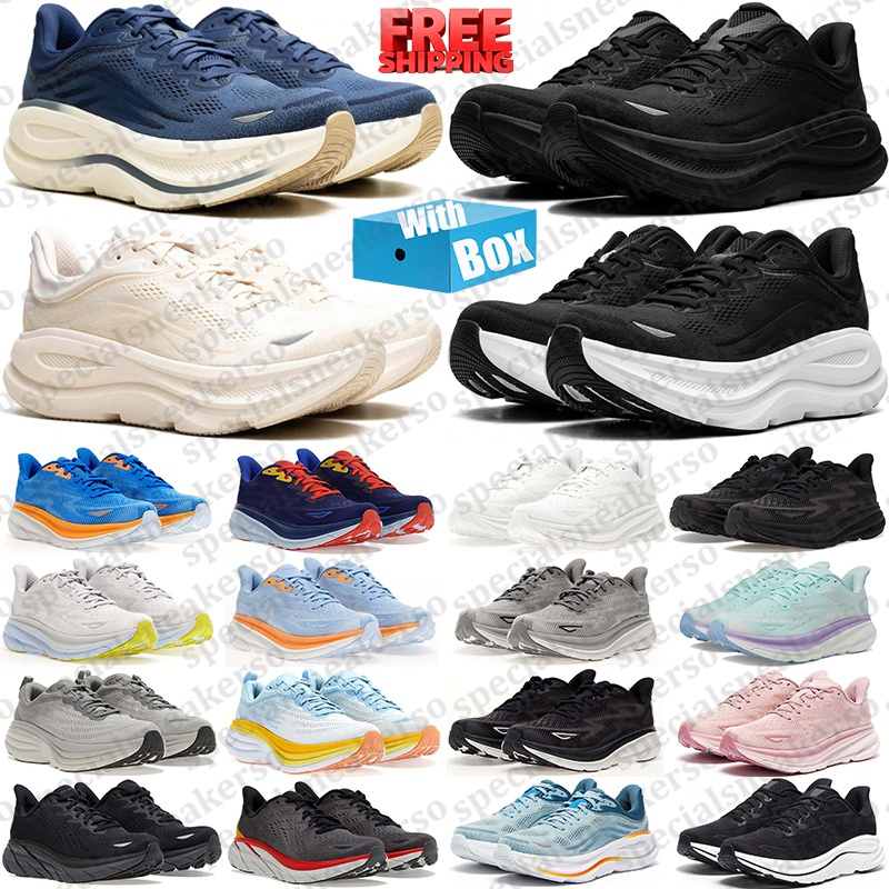Free Shipping With Box Designer hokaswomen hokaes hokatrainer hokasmen hokad Clifton Bondi 8 9 10 sneakers Sports Running Shoes mens trainers womens