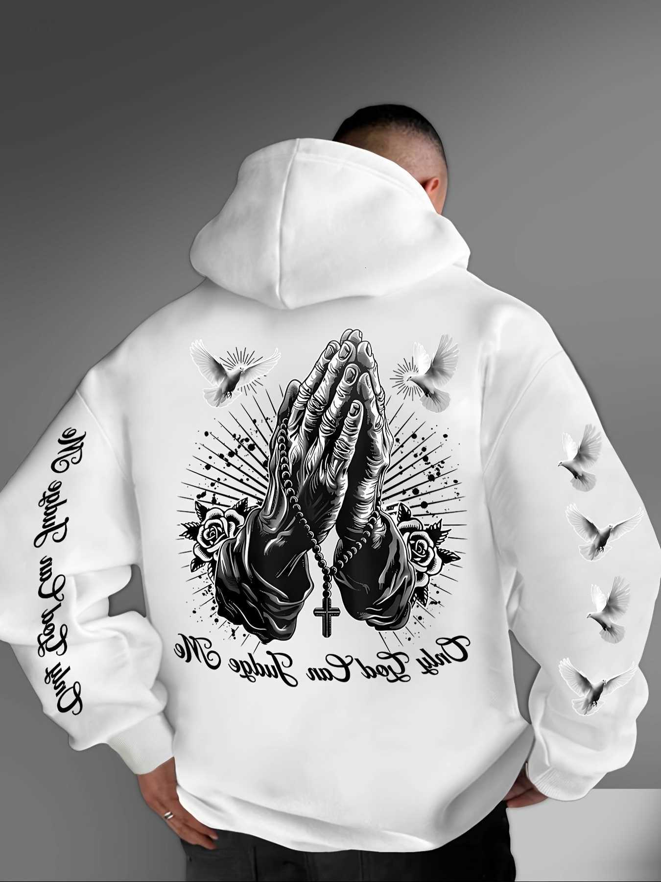 it's For men and women only the God who can this hooded sweatshirt this religiou hip-hopcasuallong-sleevedhoodedpullover. D260915