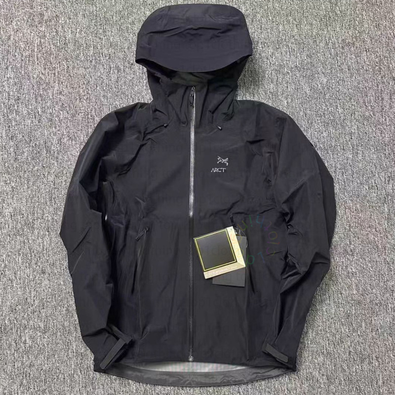 Arcteryxismlyity Jackets Mens Designer Lightweight Hood Windbreaker Hard Shell Waterproof Outdoor Sports Versatile Travel Hiking Climb Arcs Jacket 2