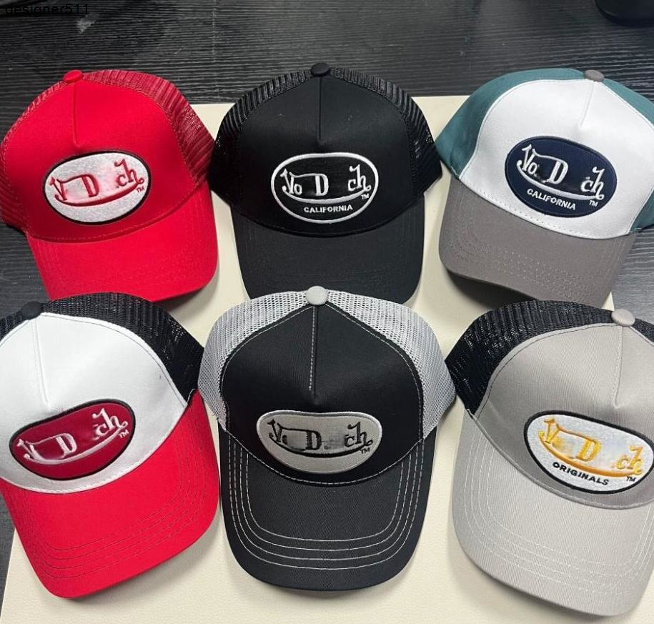 Ball Caps Von Dutchc Cap Men Trucker Hats Designers Women Designer Baseball Cap Usa High Street Vondutchhats Golf Travel Party Hip Hop Snapback Adju