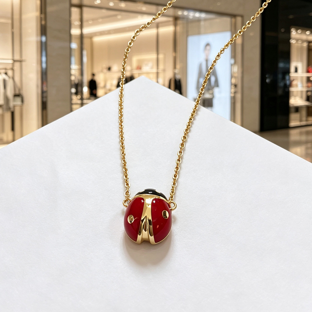 Designer High Jewelry 26 New fashion red ladybug luxury high-end classic versatile everyday necklace, factory direct sales