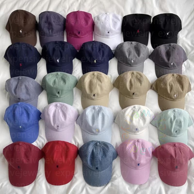 2027 Polo Classic Luxury Polo Cap Designer Unisex Baseball Cap Fashion Cotton Embroidery Casual Caps Soft Breathable Golf Sun Hat Canvas Hats For Me