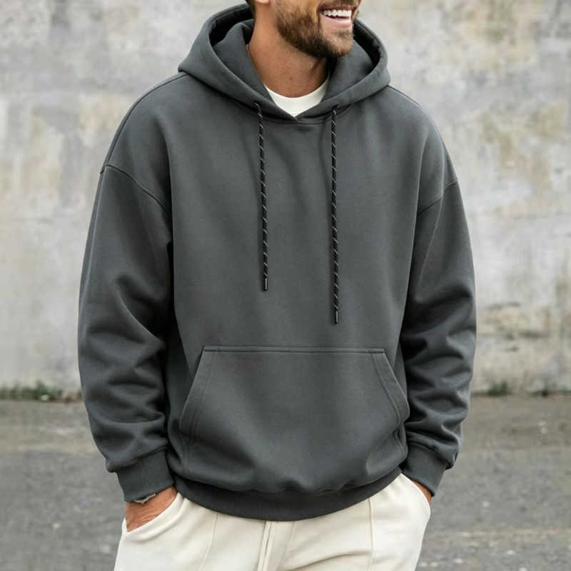 Hoodies 8XL Men's Plus Size Hooded Sweatshirt Man Casual Streetwear Loose Fit Hoodie Spring Autumn Thick Warm Pullover D260915