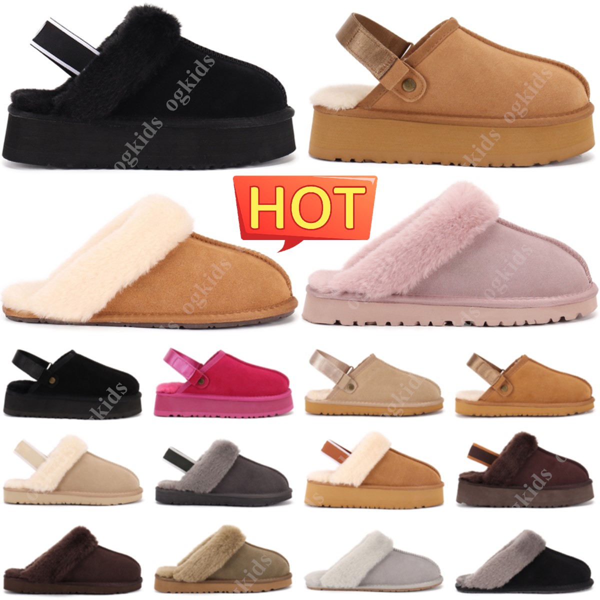 Designer slippers Australia Slippers boots Fur slide women men Mustard Seed black Maroon Classic Ultra Mini Platform Les Suede Boots