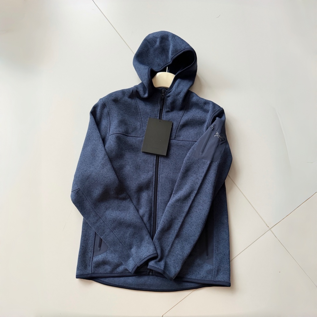 Arcterity Jackets Luxury Brand Embroidered Logo Technical Fleece Hooded Jacket Designer Jacket Mens Womens Outdoor Hiking Sports Casual Warm Arcteri