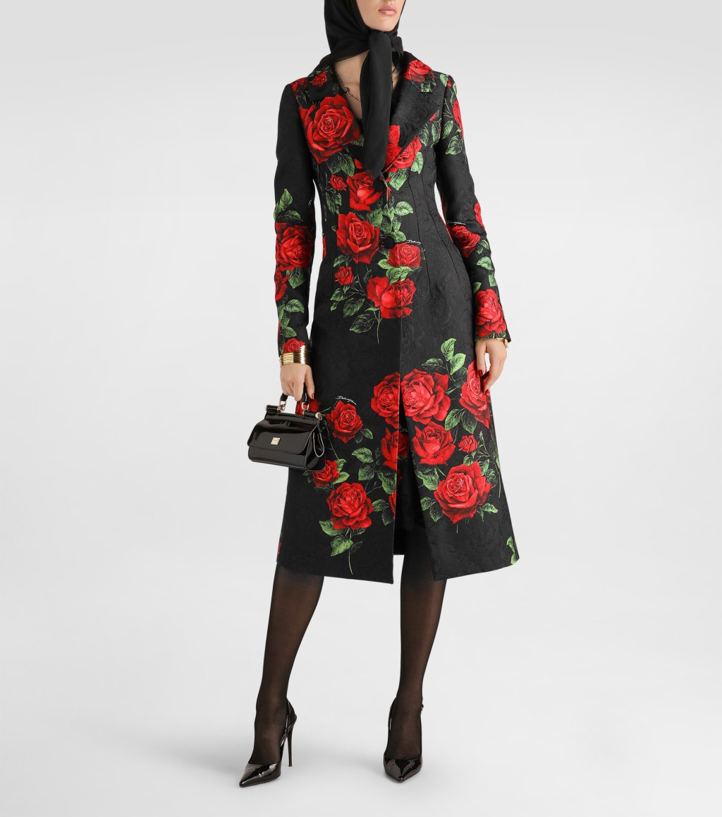 trench coat women trench coat trench coat women cotton black rose printed long coat winter coat women winterjas dames manteau femme womens coat jack