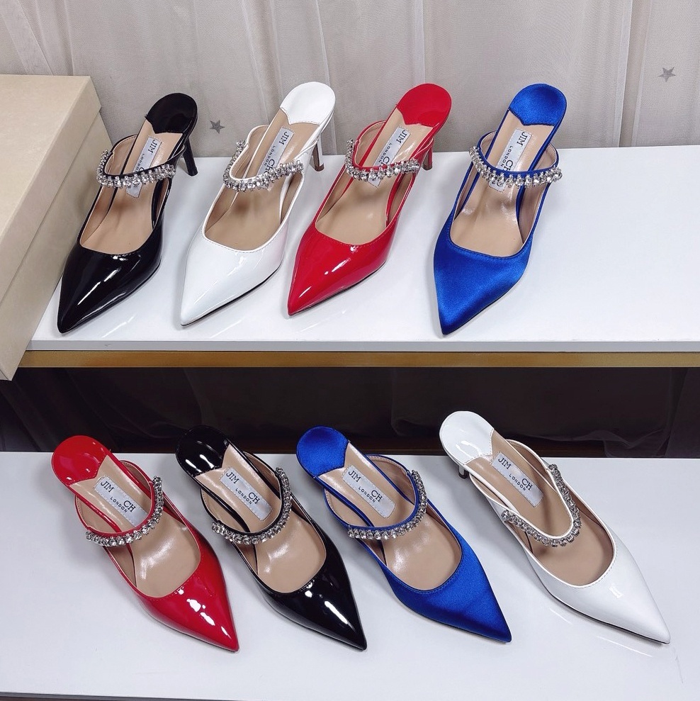 1 1 evening Sexy slippers Designer sandal jimmyshoes Versatile kitten heels Genuine Leather dress Ballet flat shoe womens Suede luxury mary jane Fas