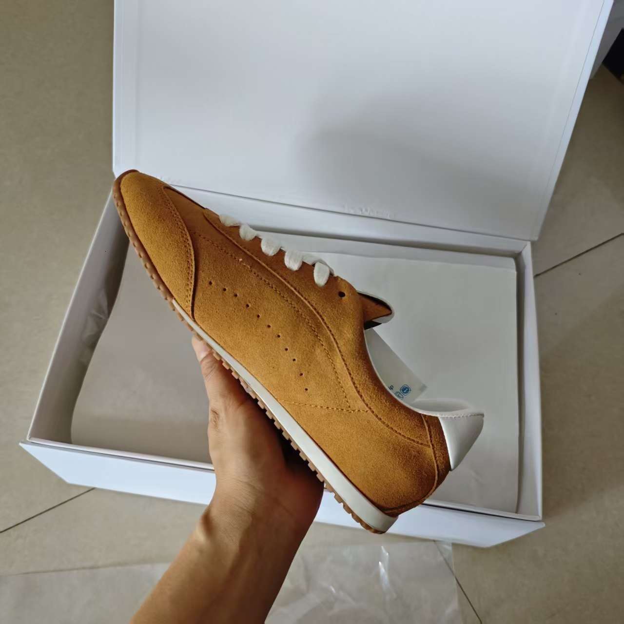 Designer s new women s shoes genuine leather retro flat bottom German training shoes unisex Forrest Gump shoes men s sports and leisure shoes sizes