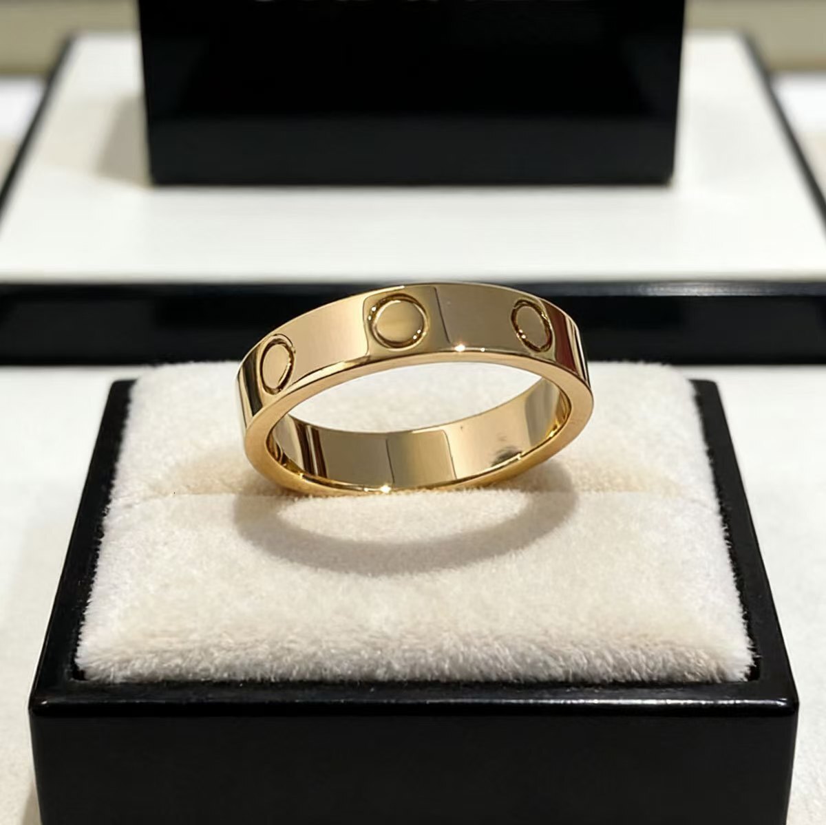 Certified Ring Classic Couple Band Carer ring Love screw Rings Multiple Styles For Men Women Daily Wedding Party Fashion Stackable Decorative Certif