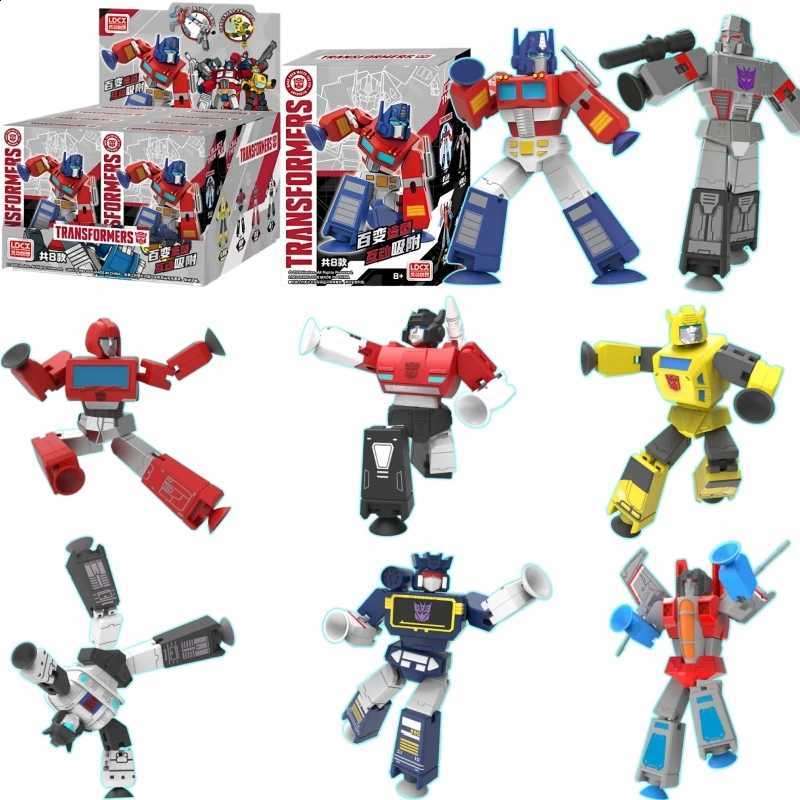 LDCX Transformers Suction cup Optimus Prime Megatron Soundwave Autobots Decepticons Action Figures Toy Model Gift Q260915