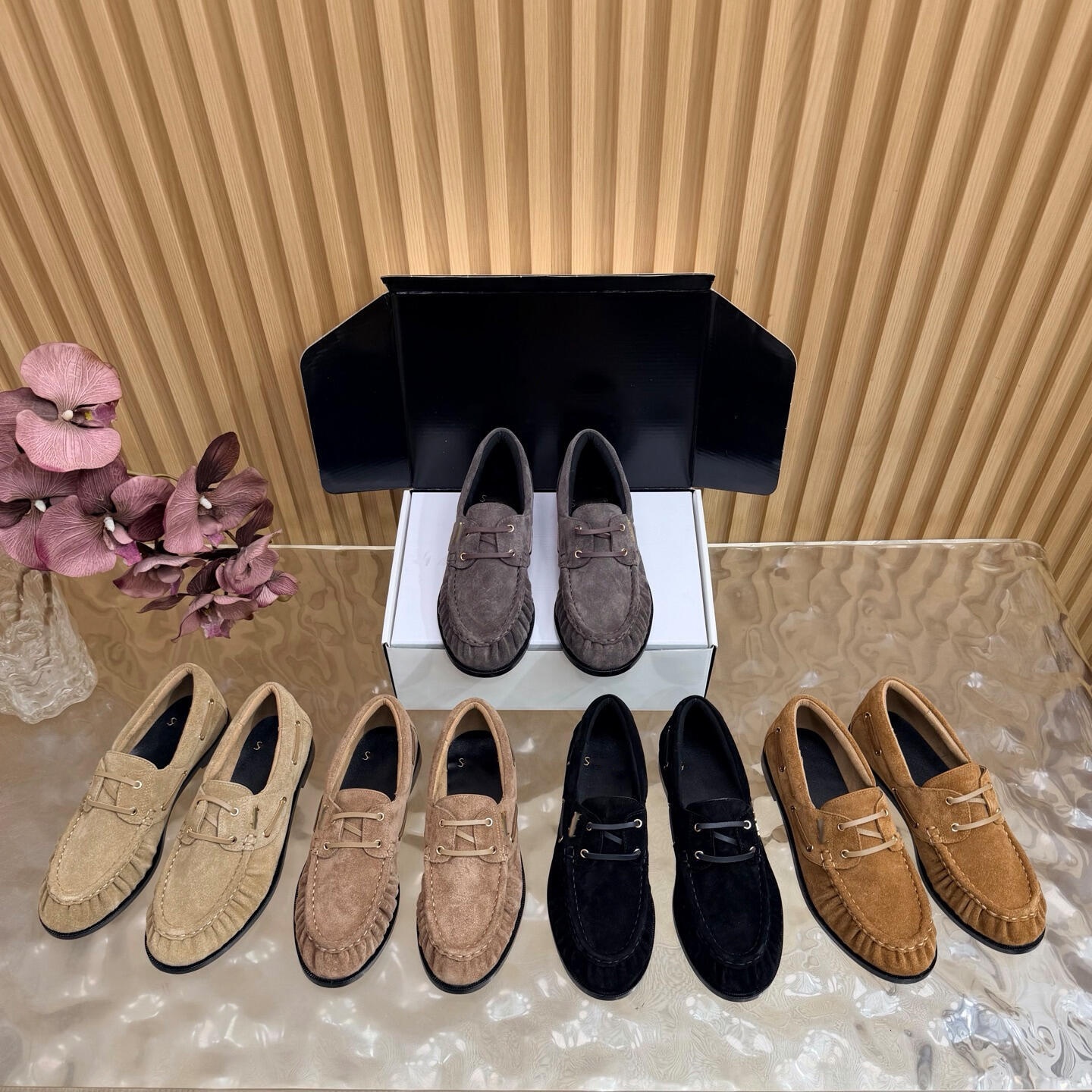 men women golf moccasin Suede Sneaker loafer blazer luxurys tennis Soft Croc Embossed Leather Top quality dress Flat low Designer casual shoe Outdoo