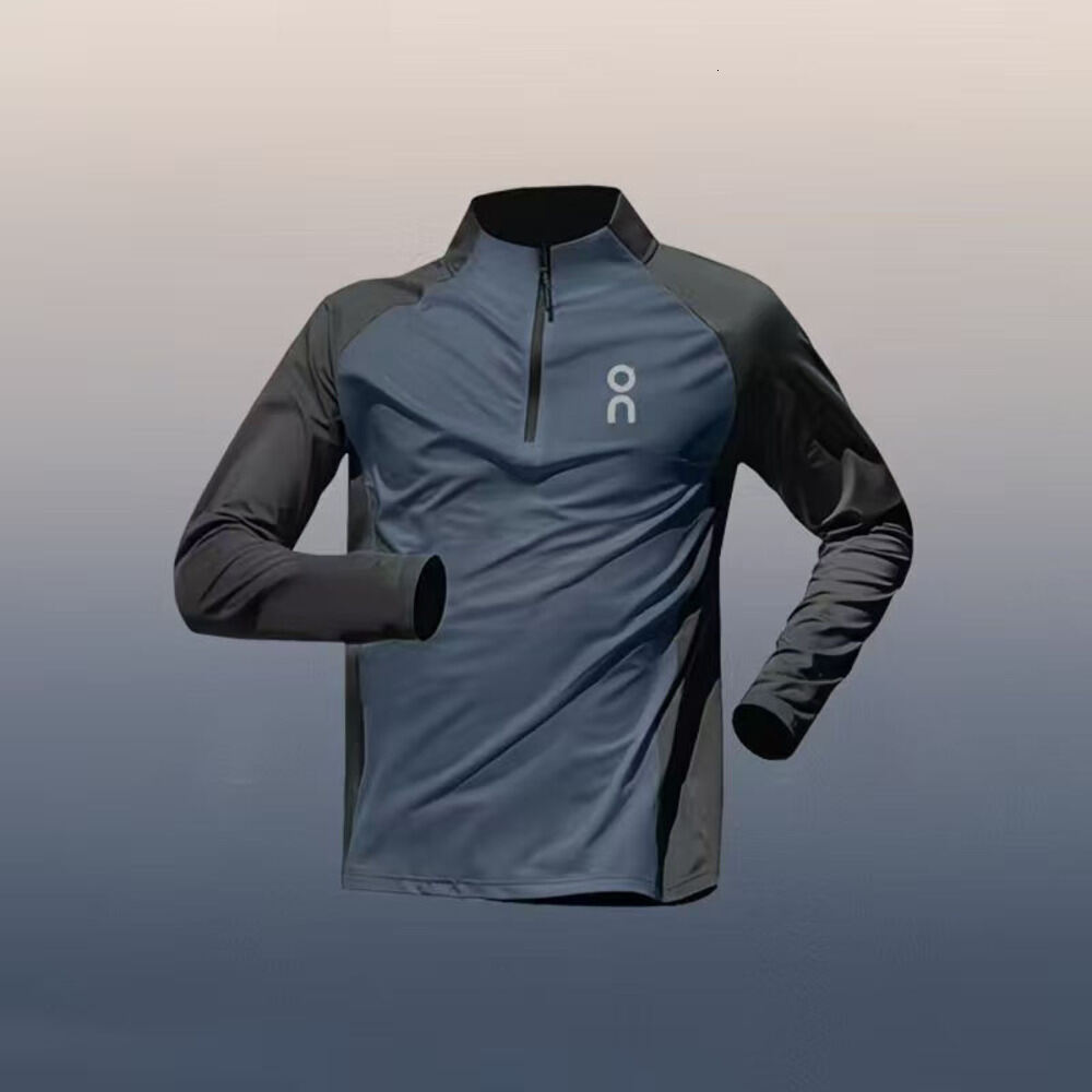 QC Tracksuit Men Designer Quarter zipper Shirt Breathable splicing Sweatshirt Men Clothes Gym Clothes Men Short Sets Men Fashion Casual Short Sleeve