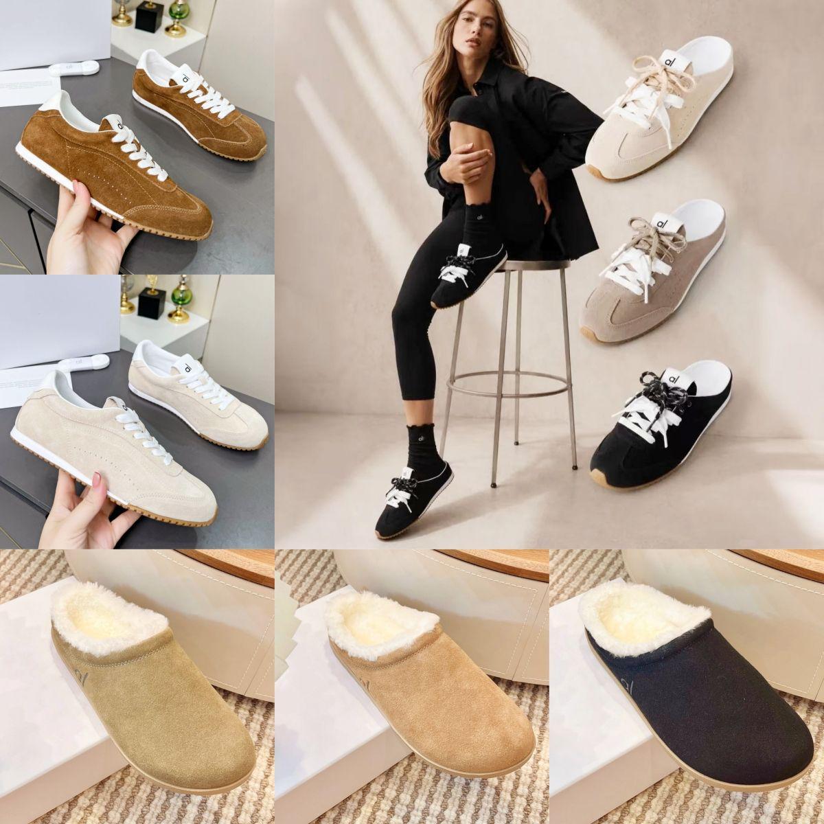 Fur slide tenis sunset Mule Flat Heel Designer sneaker Womens Man sport shoe casual slipper Luxury trainer leather house golf Yoga Run tennis youth