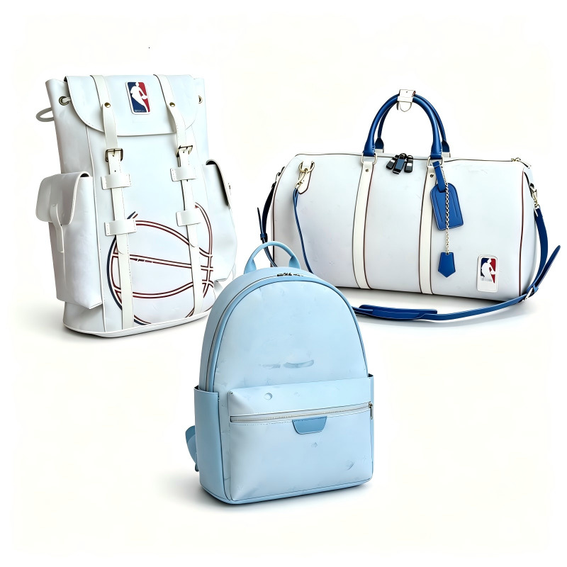 designer bag 10ADesigner Backpack Travel Duffle Bag Set Large Capacity Bookbag Genuine Leather Laptop Rucksack for Men Women Teen Girls School Work