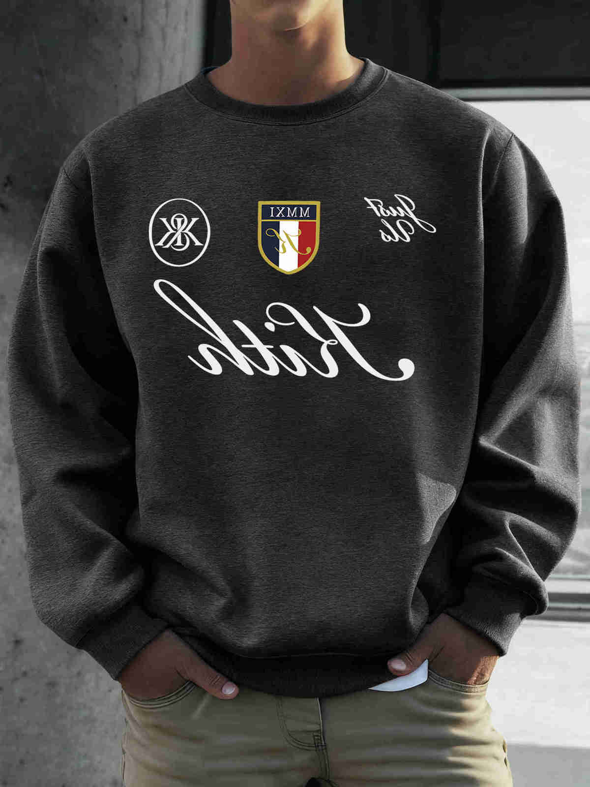 Art Just Letter Us Print Men Spring Sweatshirt Soft Loose Long sleeve Casual Pullover Autumn Unisex Tracksuit D260915