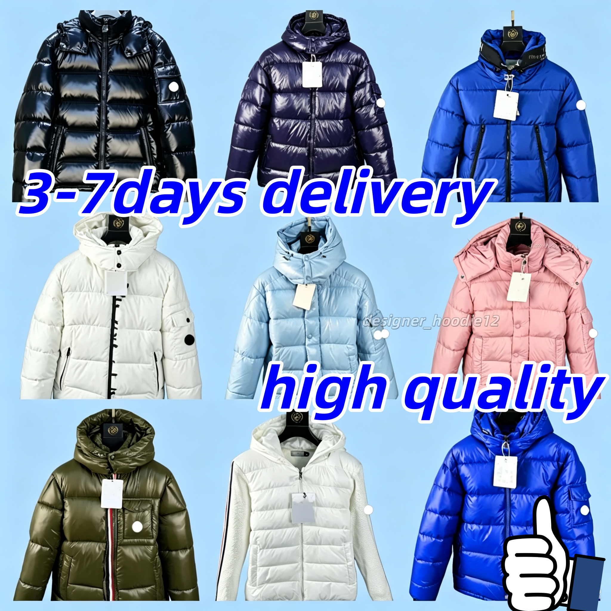 mens thick winter puffer parka windproof waterproof warm down coat casual designer outerwear for cold weather