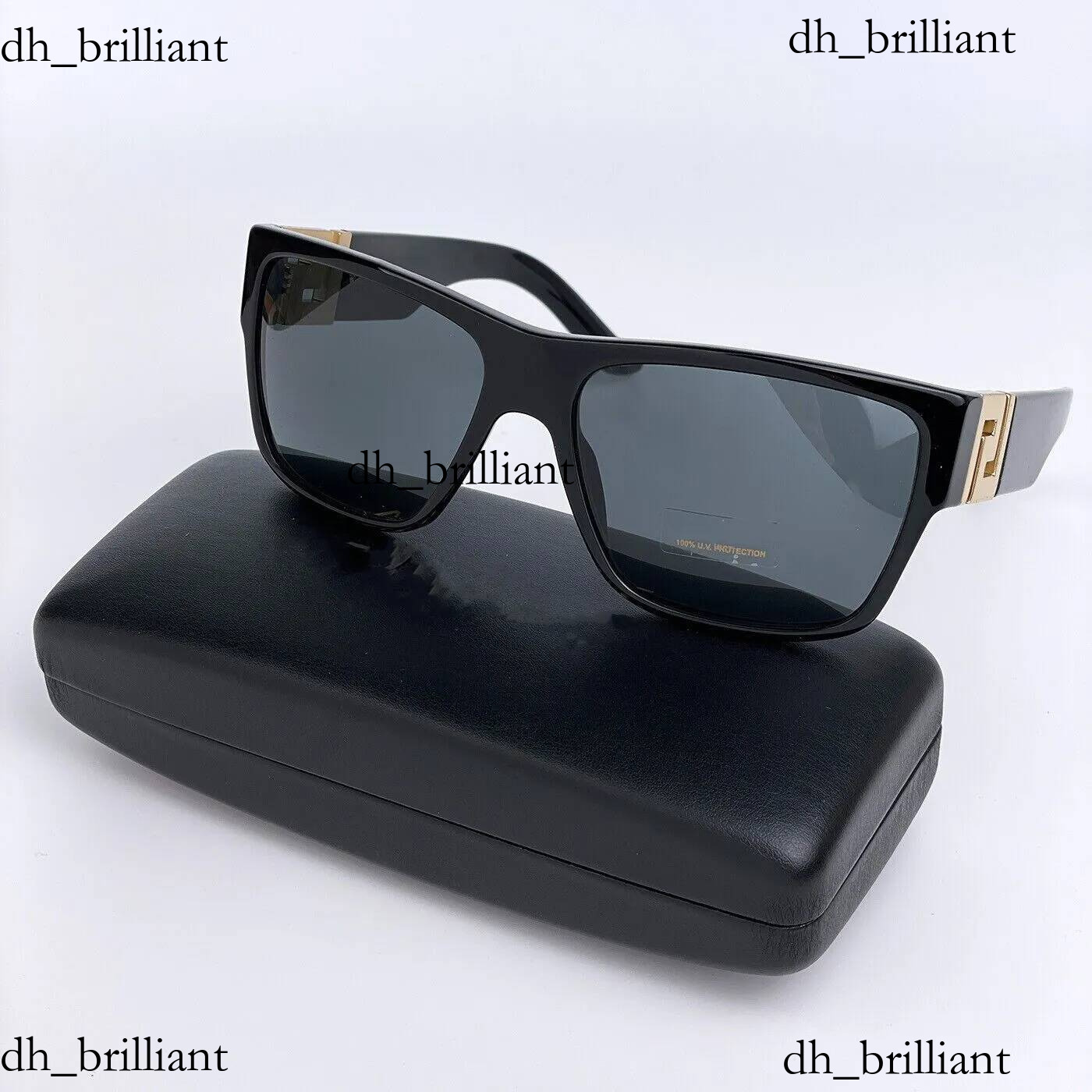 Luxury For Man Woman Unisex Designer Goggle Beach Sun Glasses Retro Square Sunglasses 4296 59MM Black Gold Design UV400 With Box Hot