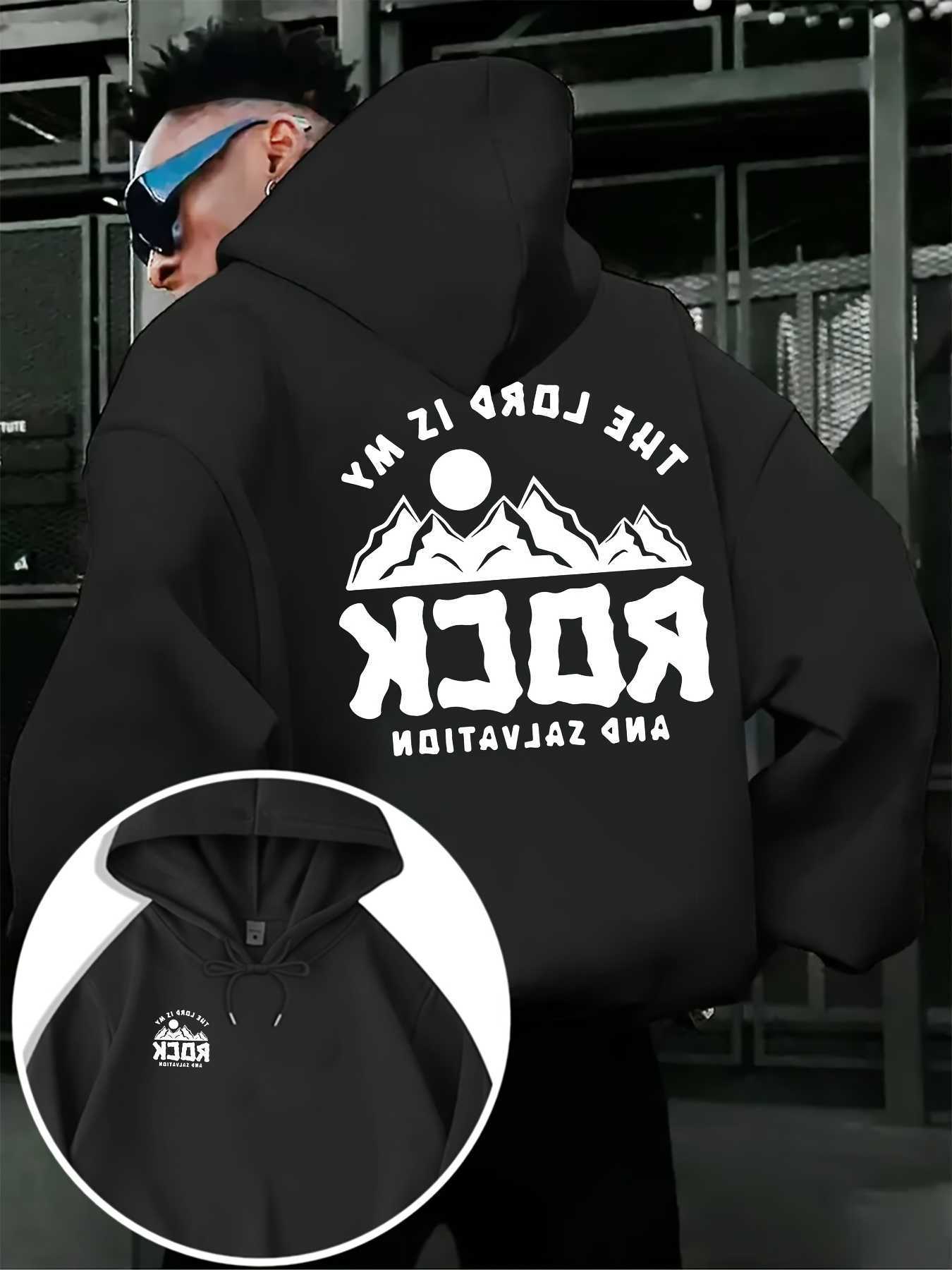 fun High-quality men's hoodies with graphic prints for autumn and winter suitable for everyday wear loose and casual style. D260915