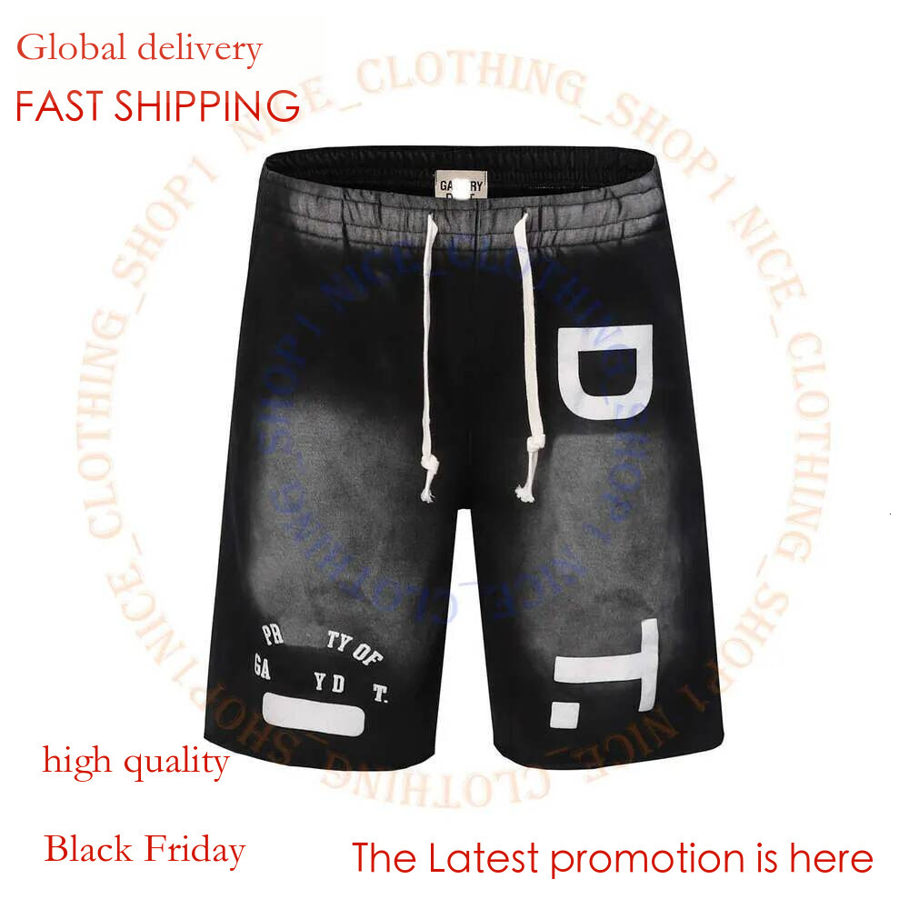 2026 AAA Galleyi Department Short New Fashion Joggers Gvgalleryi Designer Pants Sweat Galleristi Pant Speckled Mens Womens Loose Casual Shorts Large