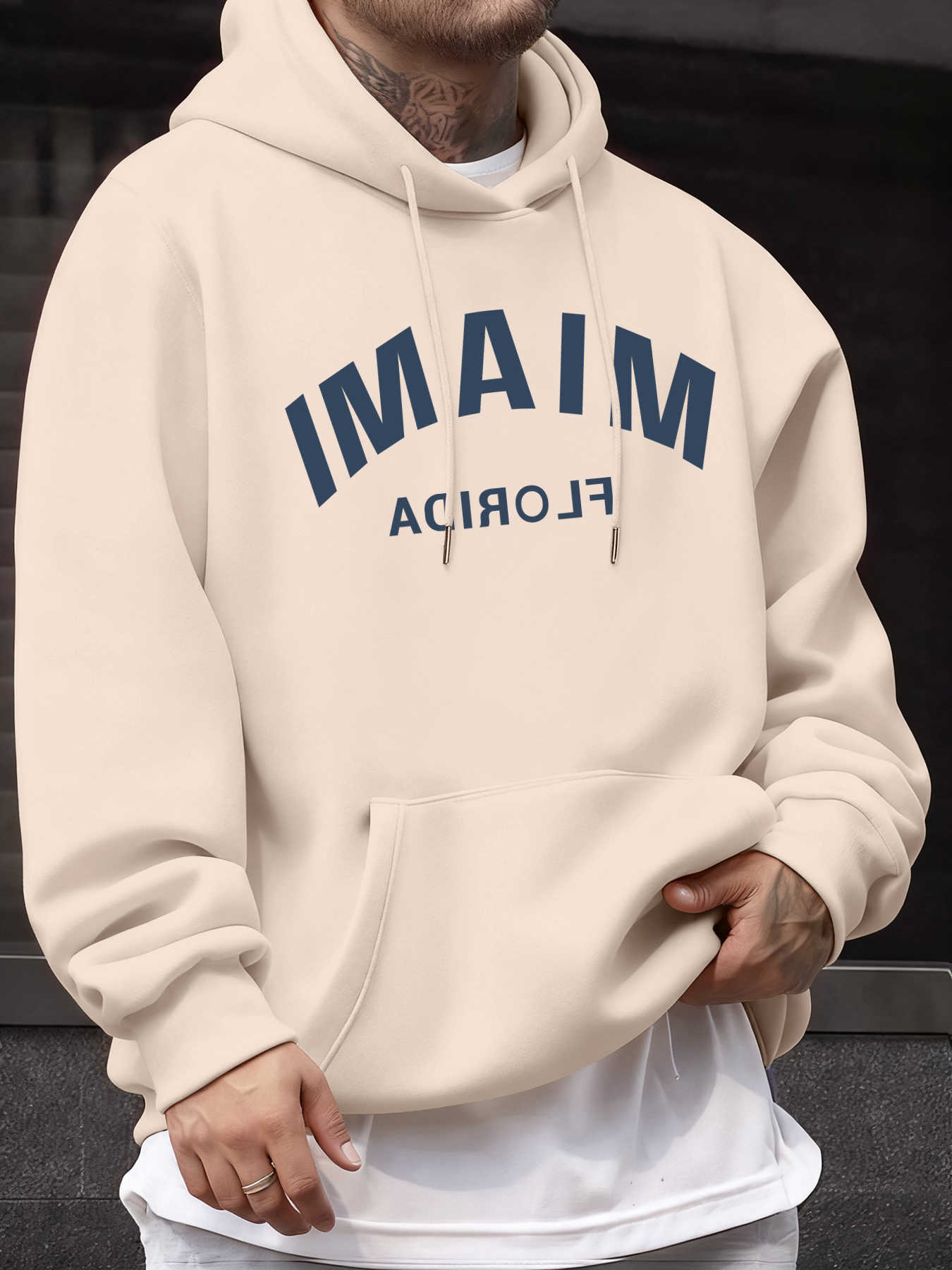 Florida Usa Printed Pullovers Miami Men Casual Sportswear Autumn Warm Fashion Clothing Unisex Loose Soft Hoodies D260915