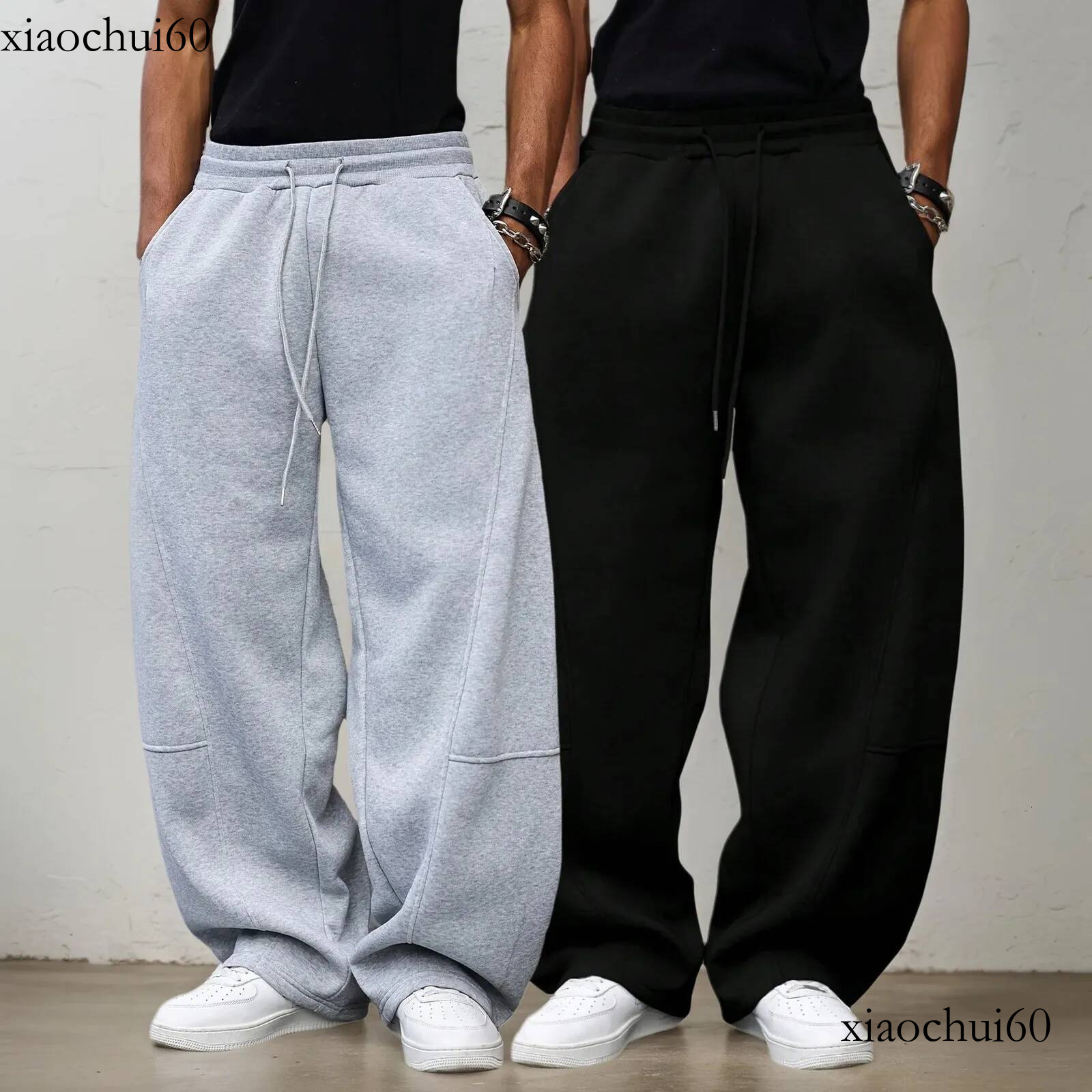 Mens American Style Heavyweight Jogger Pants Straight Leg Casual Streetwear for Men Women Hip Hop Sports Sweatpants 260430