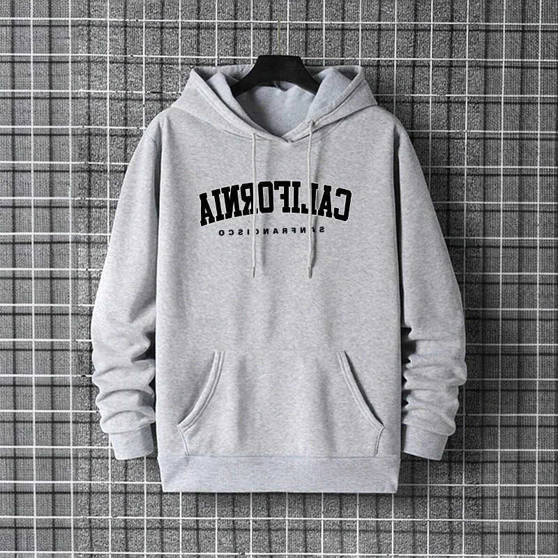 Hoodie Mens Newest Urban California Streetwear Top Fashion Hip Hop Hooded Sweatshirt Male Trendy Casual Hoody Autumn Winter Wear D260915