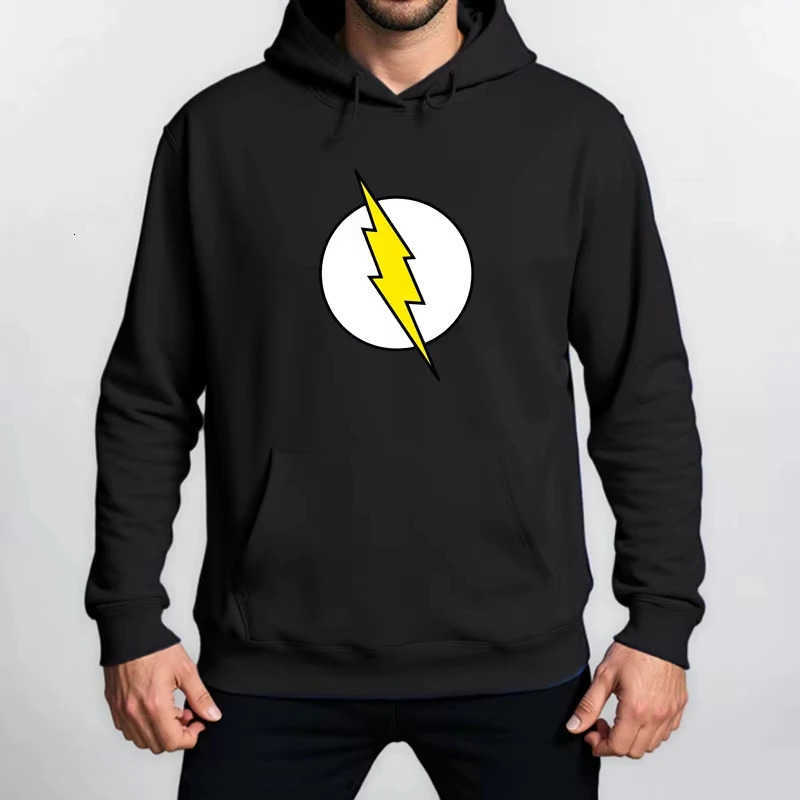 BANG BIG New Theory The Hoodies Men Women Lightning Print Hooded Pullover Gothic Sweatshirts Hip Hop Streetwear Men'S Clothing D260915
