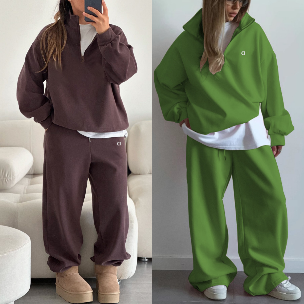 2915A 3D argent femmes fermeture éclair capuche Sport Cardigan ensemble sweats pantalons décontracté deux pièces tenue cordon pantalon Yoga ensem