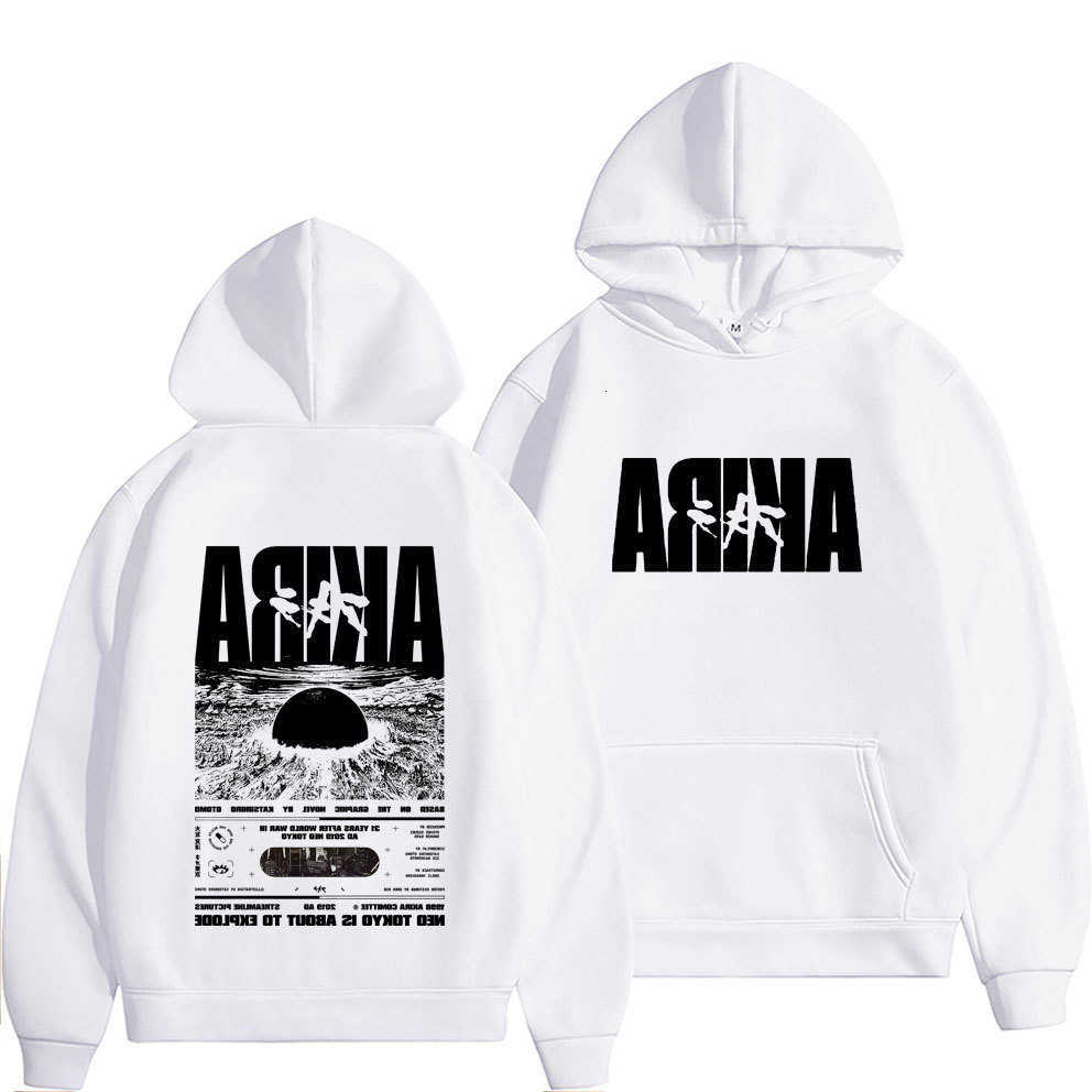 Movie Japanese Cartoon Science Fiction Anime Akira Shotaro Kaneda Hoodie Men Women Fashion Vintage Oversized Pullover Hoodies D260915
