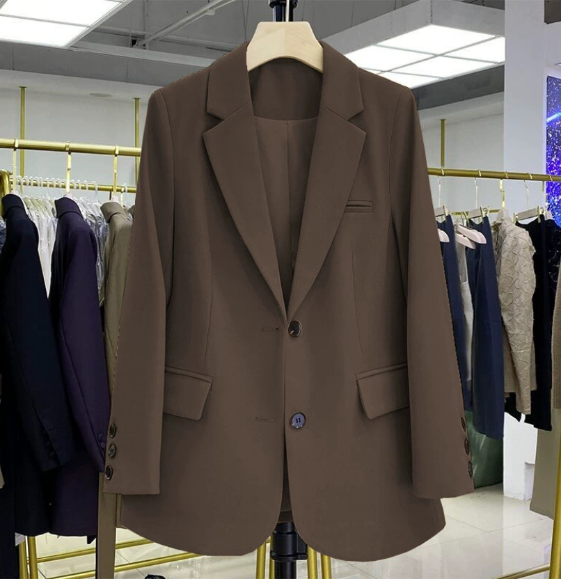 Adele373 Nouveau costume professionnel haut de gamme pour femme, élégant et stylé, jeune et beau.