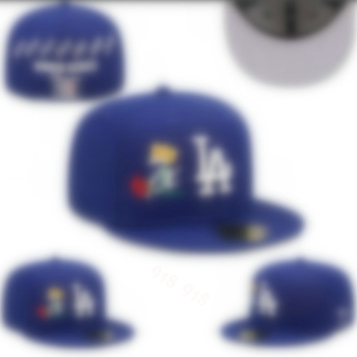 20026 Dodgers 2025 Mens Baseball Team 2024 World Series Champions Full Closed Caps Summer Letter Bone Black Color Casual Sport Flat Fitted Hats a45