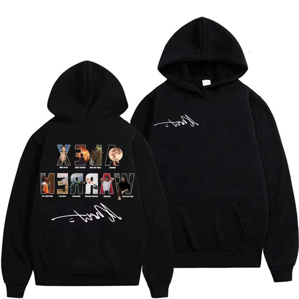 Album Alex Warren Song Titles Music Merch Hoodie Men's Women Fashion Retro Long Sleeve Pullover Winter Casual Fleece Sweatshirts T260915