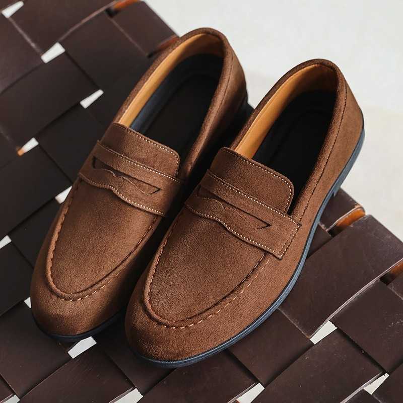Slip-On Men's Suede New Classics Loafers High-quality Lightweight Breathable Mens Casual Boards Shoes Daily Fashion Flats Shoes H260915