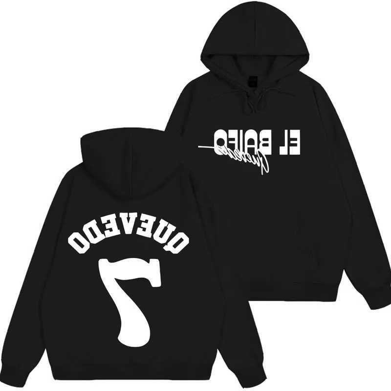 Album BAIFO 2026 QUEVEDO EL Tour Graphic Hoodie Unisex Fashion Pullover Long sleeve High-Quality Sweatshirt D260915