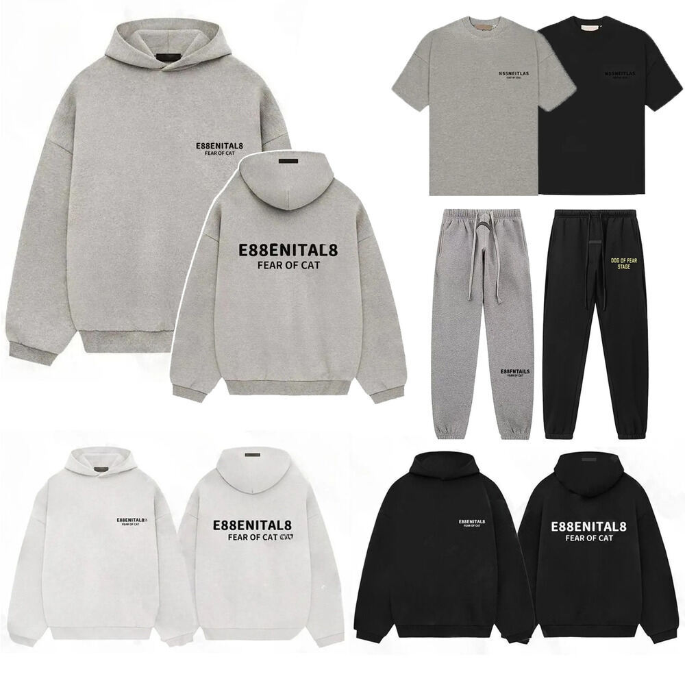 Essential tracksuit men Designer Hoodies 1 1 quality clothes Streetwear Cotton sweatpants Letter Printed Tracksuit Long Sleeve Sweatshirt Sweater es