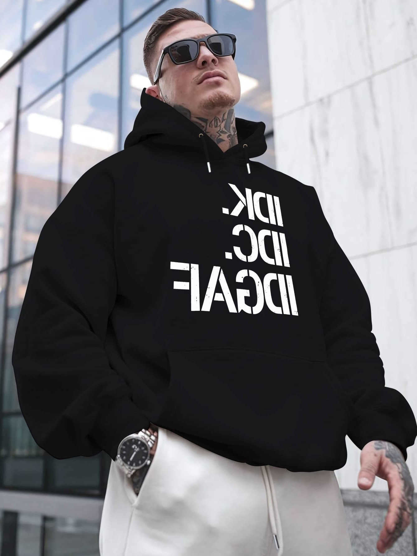 New Winter-Spring Men's 2026 Versatile Spring-Autumn Style Dalian Cap Fashion Hooded Sweatshirt D260915