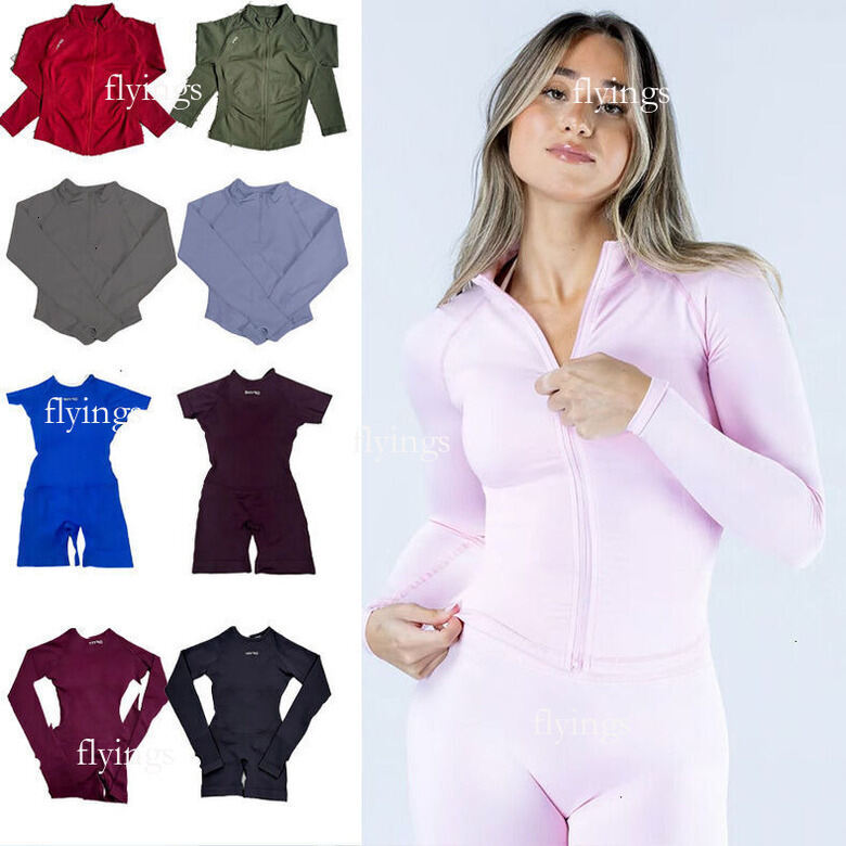 10A New jacket Hot self cultivation yoga set Hot Dfynelies gym set legggs jackets shorts Dfynelies joggers top Dfynelies flares pants Comfor rty