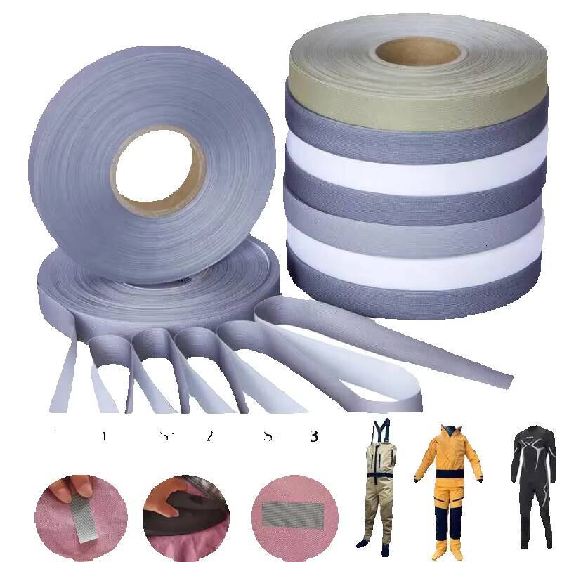 2026 New 50 Meters Feet Iron On Seam Sealing Tape Melt 3 Layer Waterproof Wetsuit Repair Patch For Clothing Wader outdoor Rain Jacket Pants 230607 F