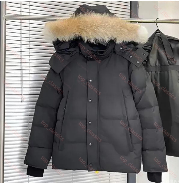 High Quality New Designer's Goosejackets Jacket Men's Down Goosejackets Jackets Thick Give Winter Parka Down Jacket Big Fur Hooded Warm Ou