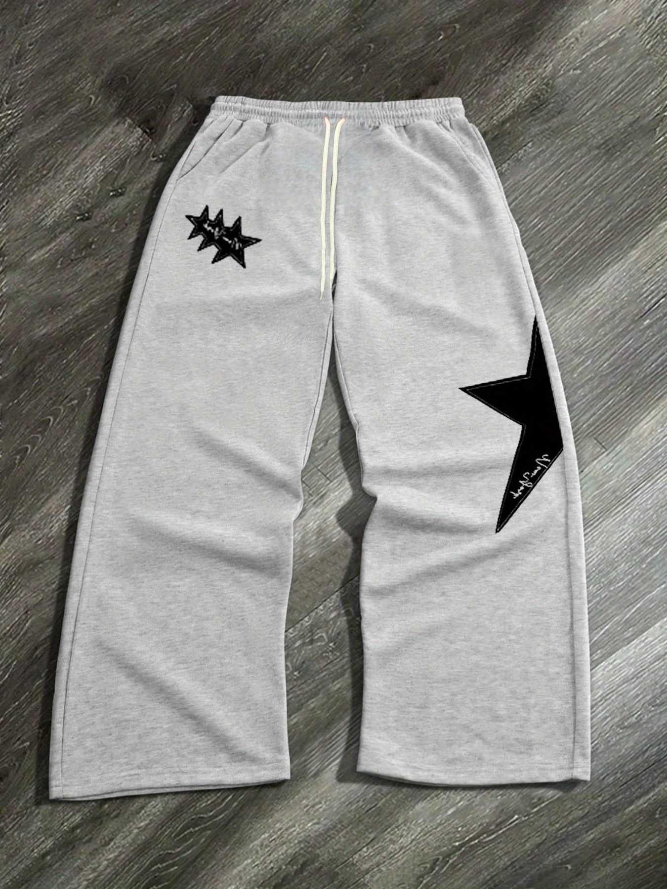 Dry Y2K Quick Hip Hop Trousers Unisex Summer Big Star Graphic Print Loose Wide Leg Streetwear New York Letter Casual Long Pants D260916